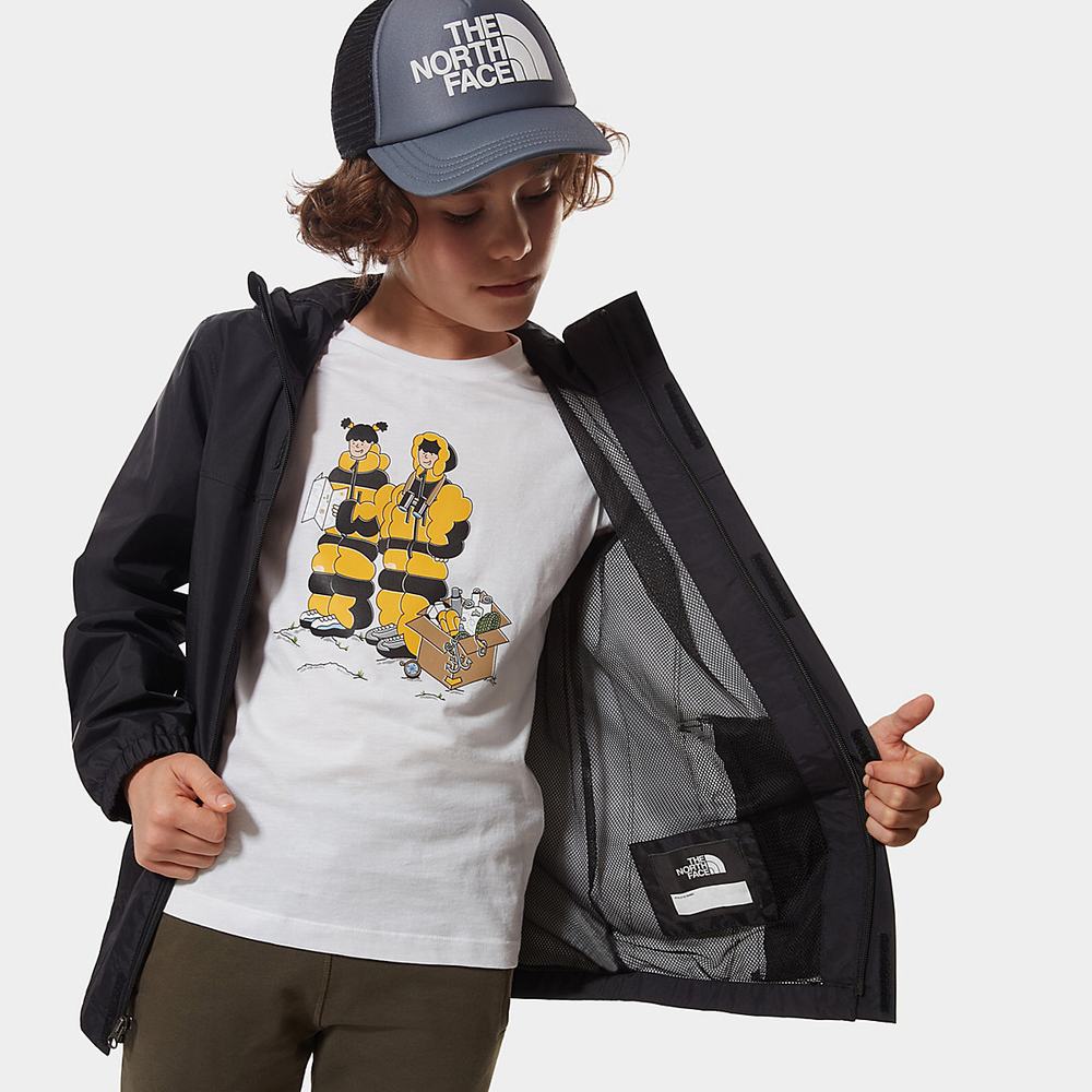 Nepremokavé Bundy The North Face RESOLVE REFLECTIVE Chlapcenske Čierne | DMY-078643