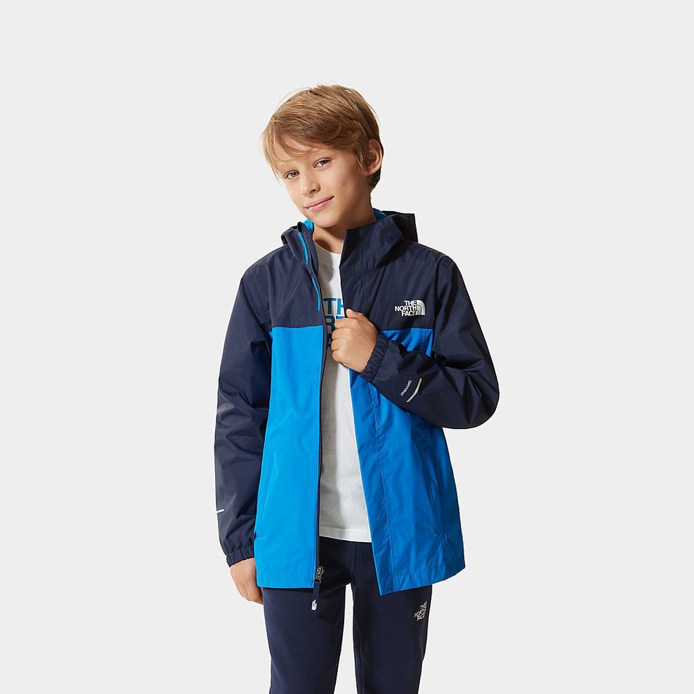 Nepremokavé Bundy The North Face RESOLVE REFLECTIVE Chlapcenske Modre | ELV-853067