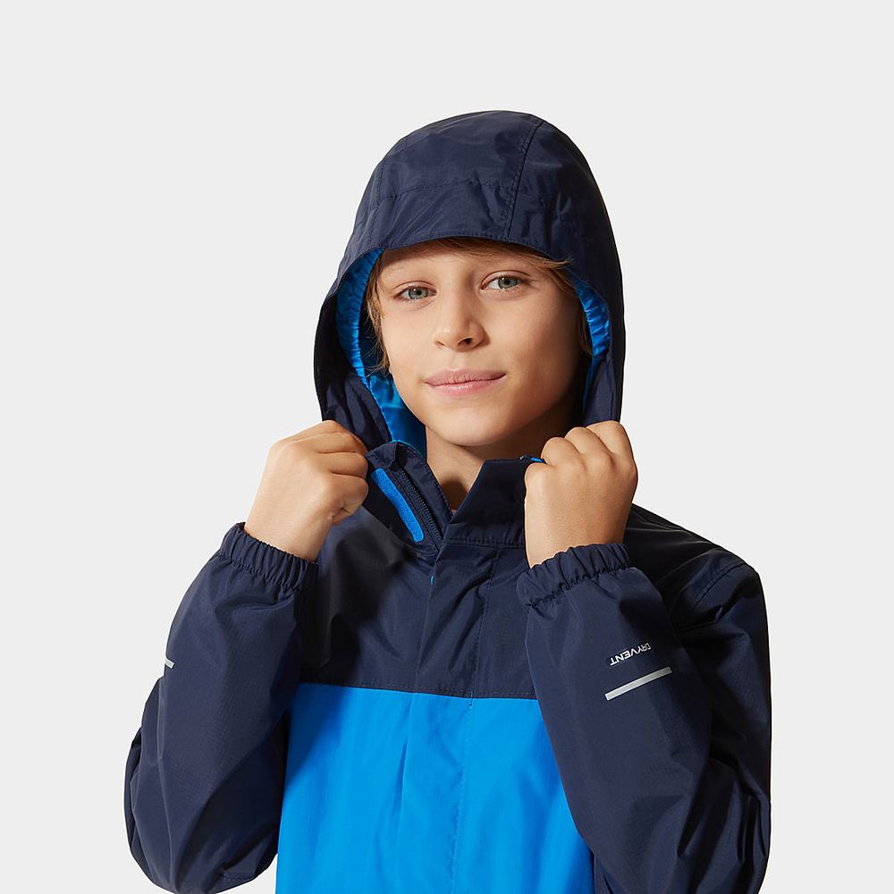 Nepremokavé Bundy The North Face RESOLVE REFLECTIVE Chlapcenske Modre | ELV-853067