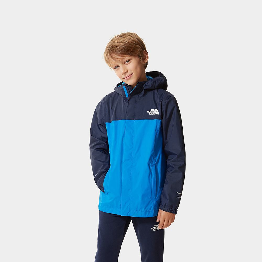 Nepremokavé Bundy The North Face RESOLVE REFLECTIVE Chlapcenske Modre | ELV-853067