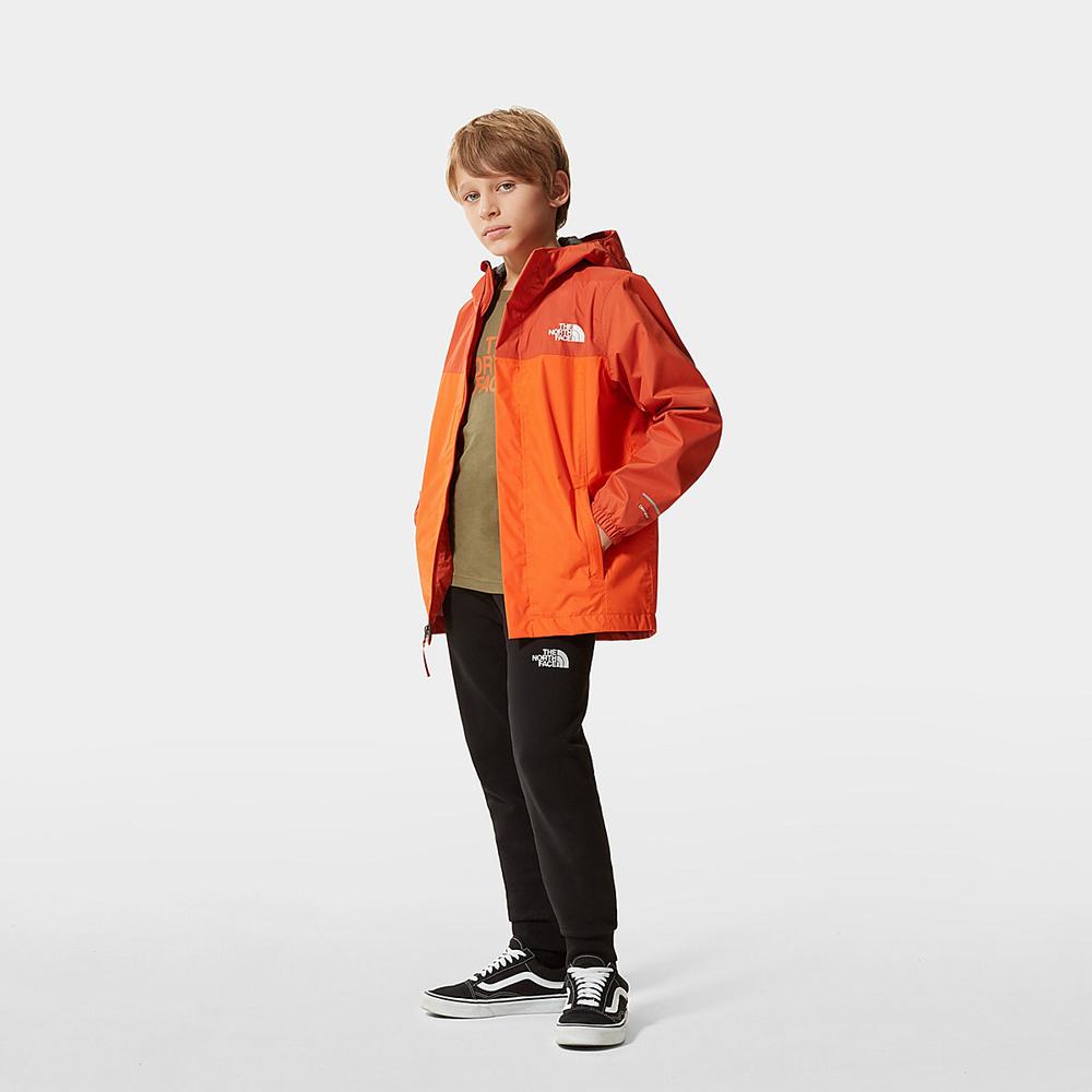 Nepremokavé Bundy The North Face RESOLVE REFLECTIVE Chlapcenske Červené Oranžové | QMV-598302