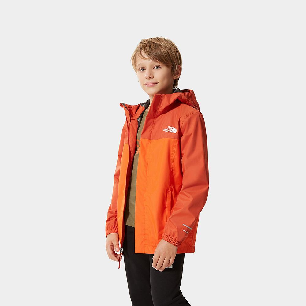 Nepremokavé Bundy The North Face RESOLVE REFLECTIVE Chlapcenske Červené Oranžové | QMV-598302