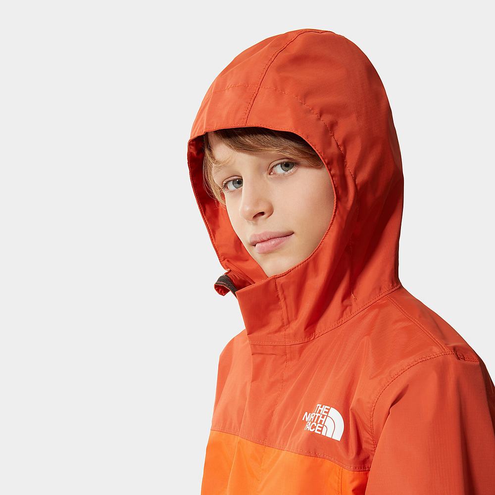 Nepremokavé Bundy The North Face RESOLVE REFLECTIVE Chlapcenske Červené Oranžové | QMV-598302