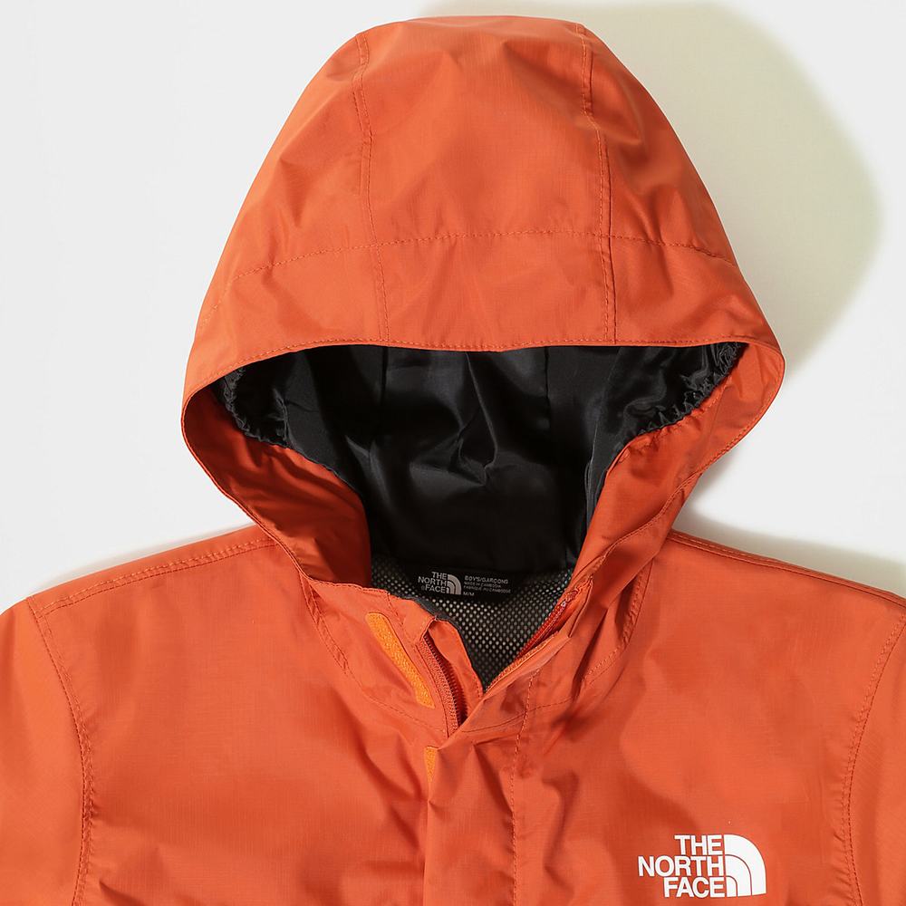 Nepremokavé Bundy The North Face RESOLVE REFLECTIVE Chlapcenske Červené Oranžové | QMV-598302