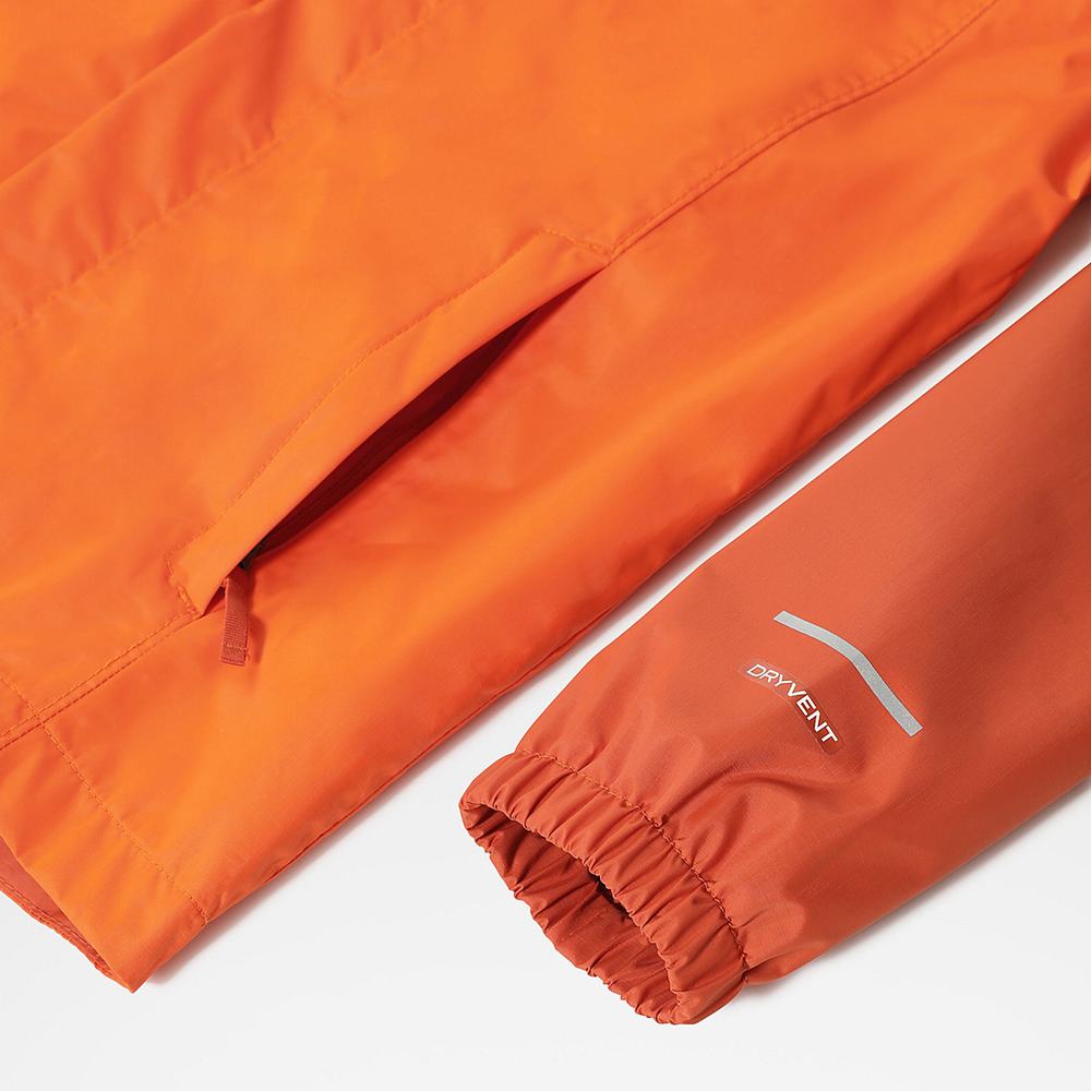 Nepremokavé Bundy The North Face RESOLVE REFLECTIVE Chlapcenske Červené Oranžové | QMV-598302