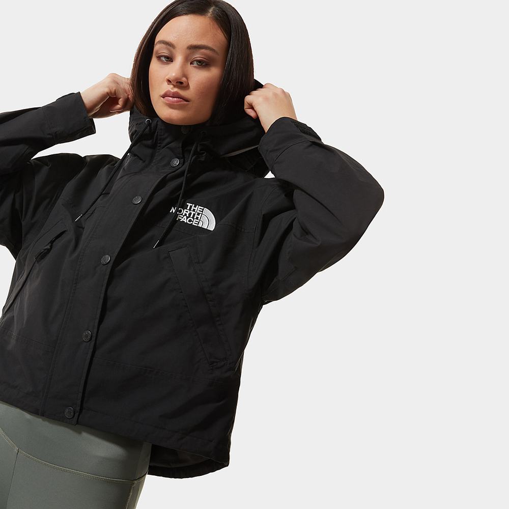 Nepremokavé Bundy The North Face Reign On Damske Čierne | MRF-285796