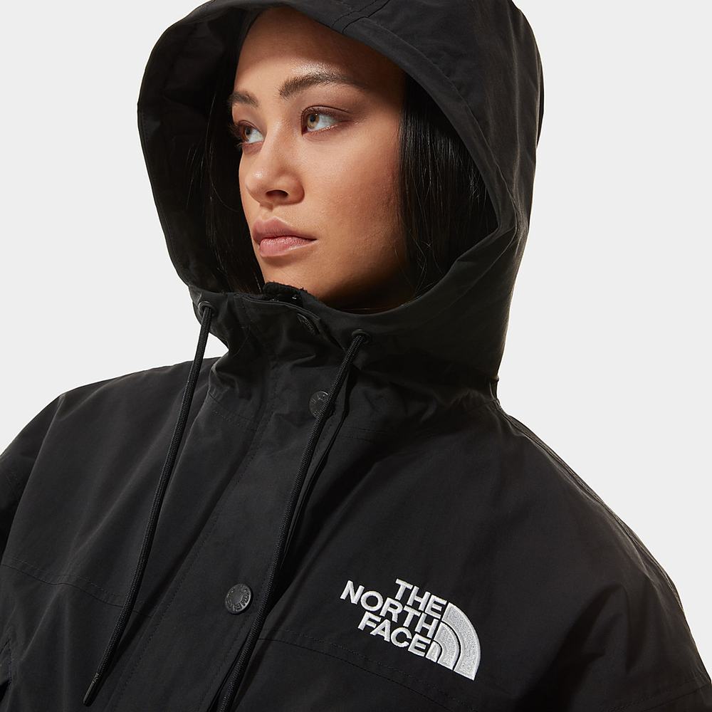 Nepremokavé Bundy The North Face Reign On Damske Čierne | MRF-285796