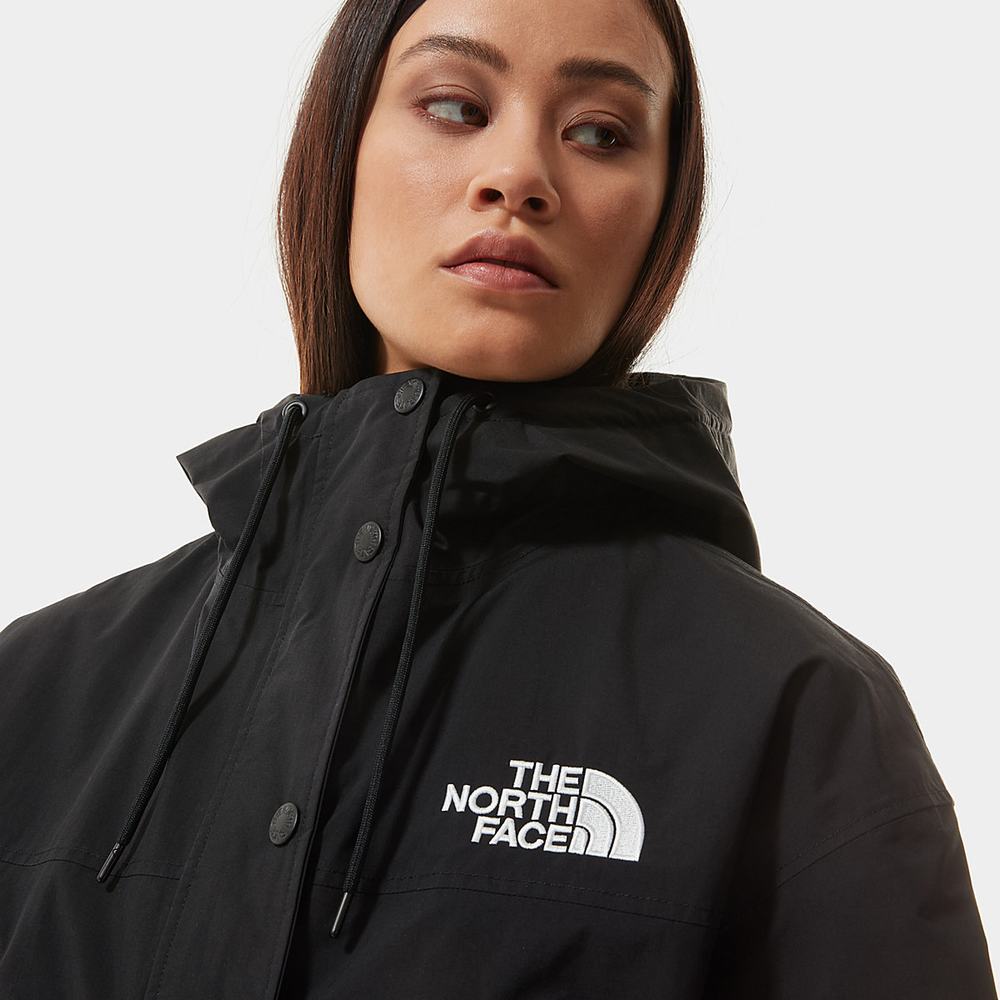 Nepremokavé Bundy The North Face Reign On Damske Čierne | MRF-285796