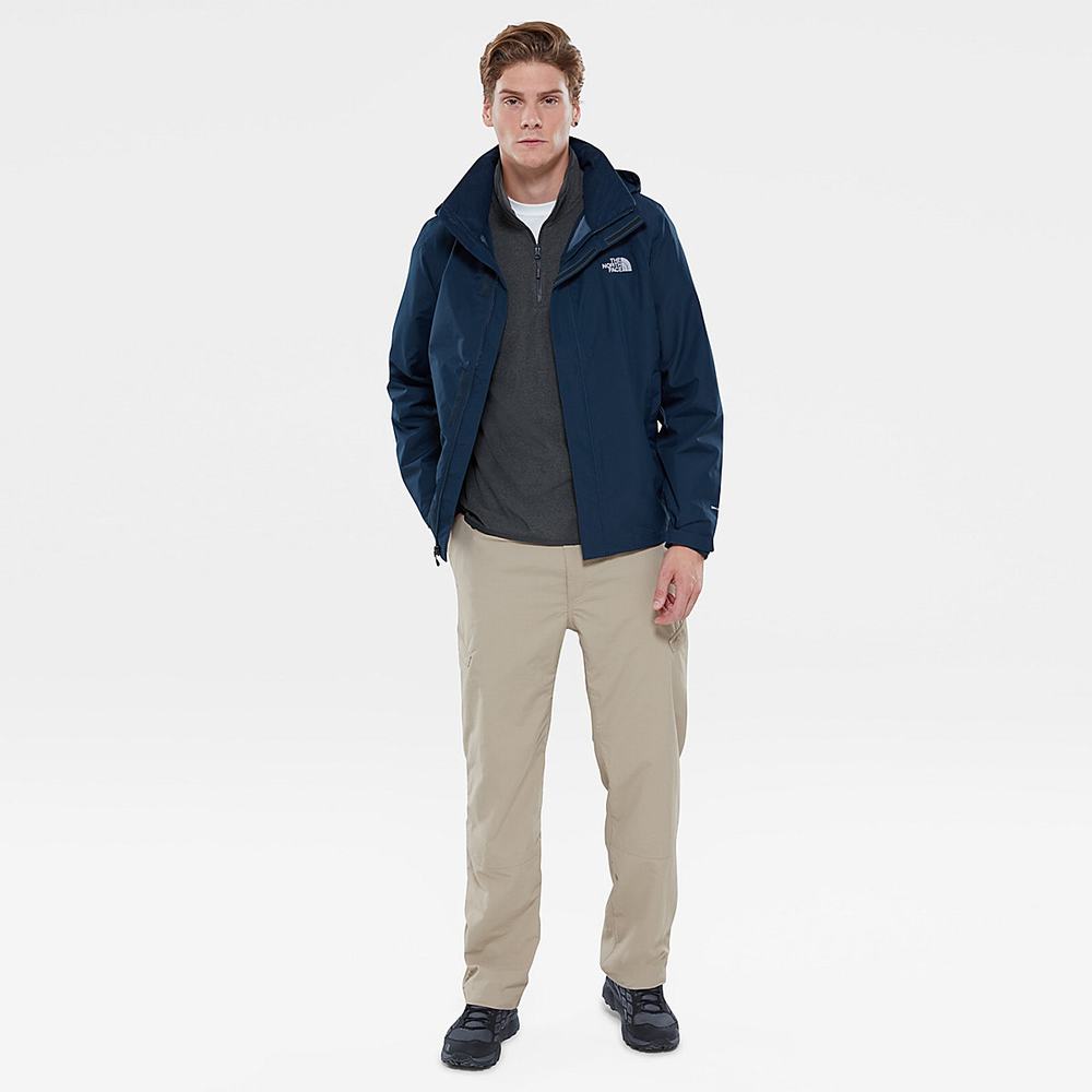 Nepremokavé Bundy The North Face Sangro Panske Námornícka Modrá | KOD-173564