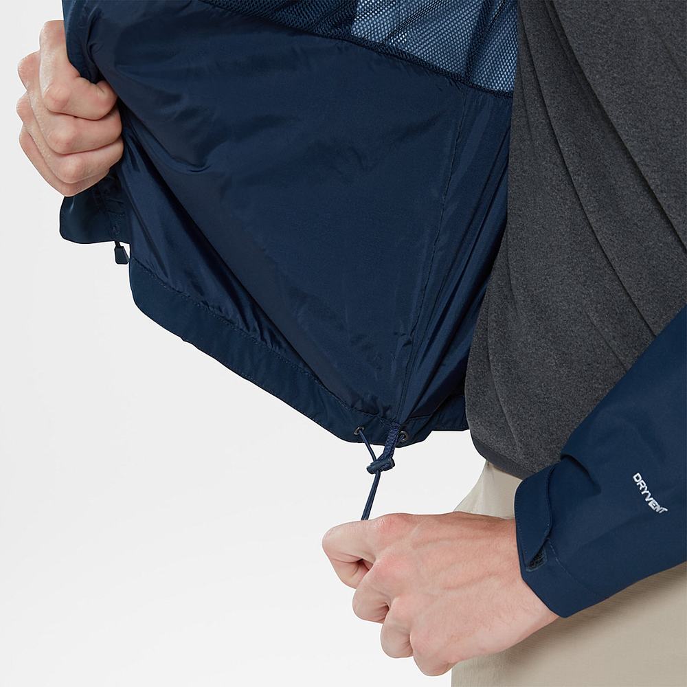 Nepremokavé Bundy The North Face Sangro Panske Námornícka Modrá | KOD-173564