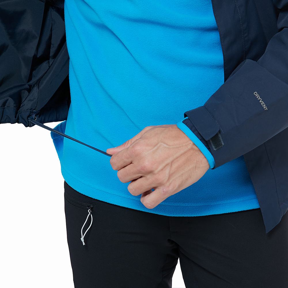 Nepremokavé Bundy The North Face Sangro Panske Námornícka Modrá | KOD-173564