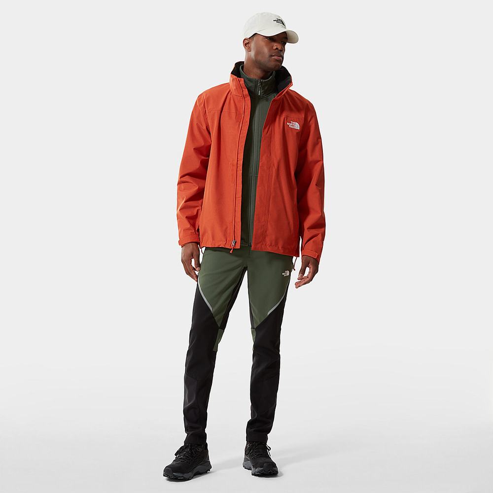 Nepremokavé Bundy The North Face Sangro Panske Oranžové | PLK-502819