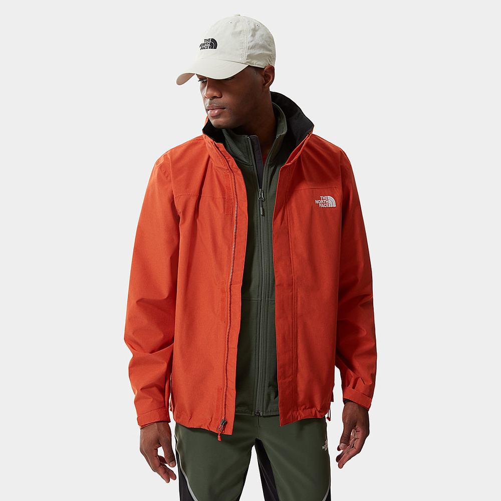 Nepremokavé Bundy The North Face Sangro Panske Oranžové | PLK-502819