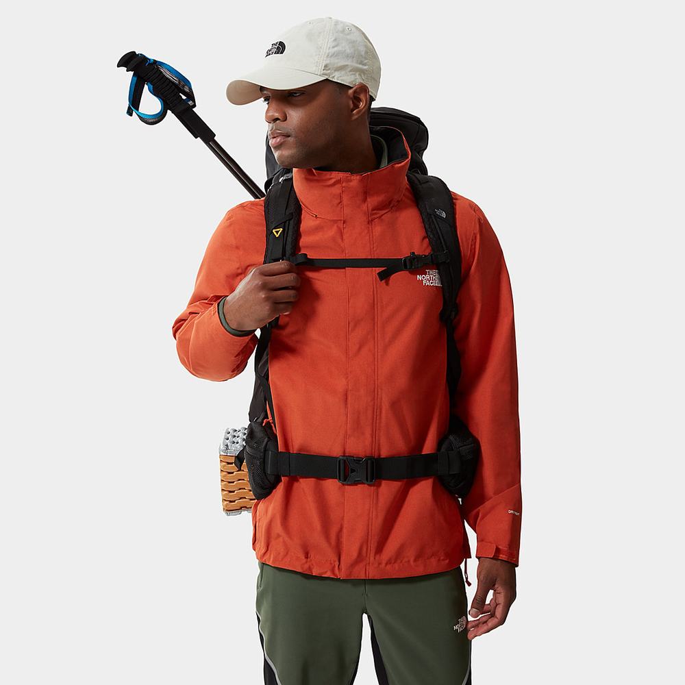 Nepremokavé Bundy The North Face Sangro Panske Oranžové | PLK-502819