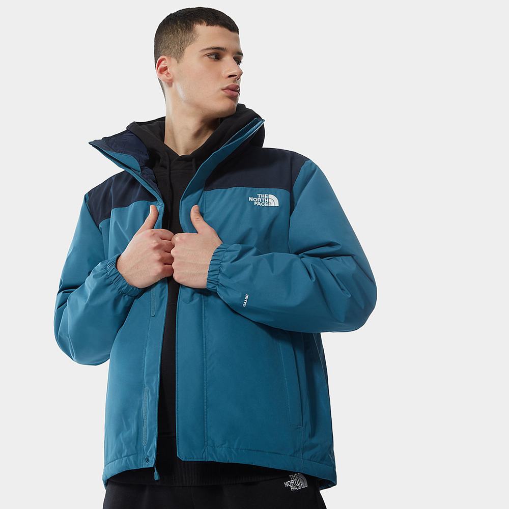 Nepremokavé Bundy The North Face Sangro Insulated Panske Modre | VPC-307296