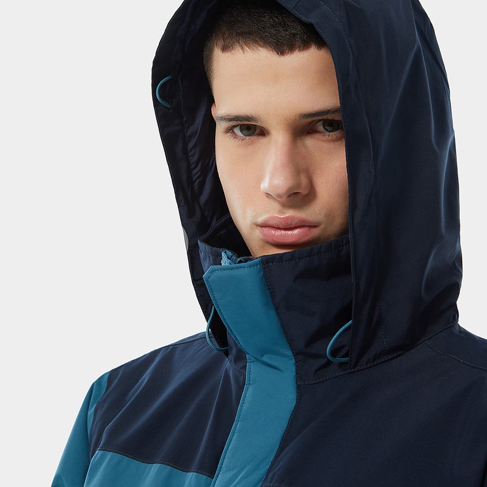 Nepremokavé Bundy The North Face Sangro Insulated Panske Modre | VPC-307296