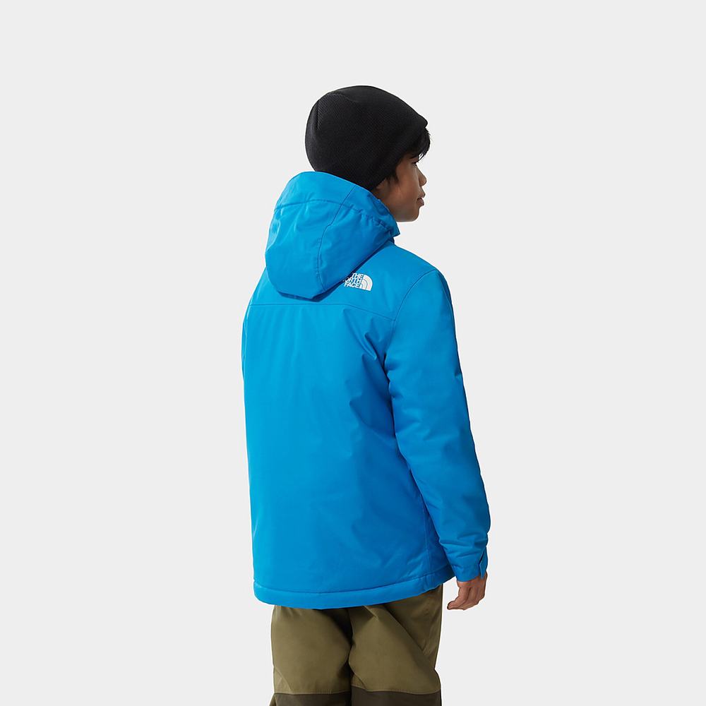 Nepremokavé Bundy The North Face Snow Quest Zip-In Chlapcenske Modre | EIW-632948