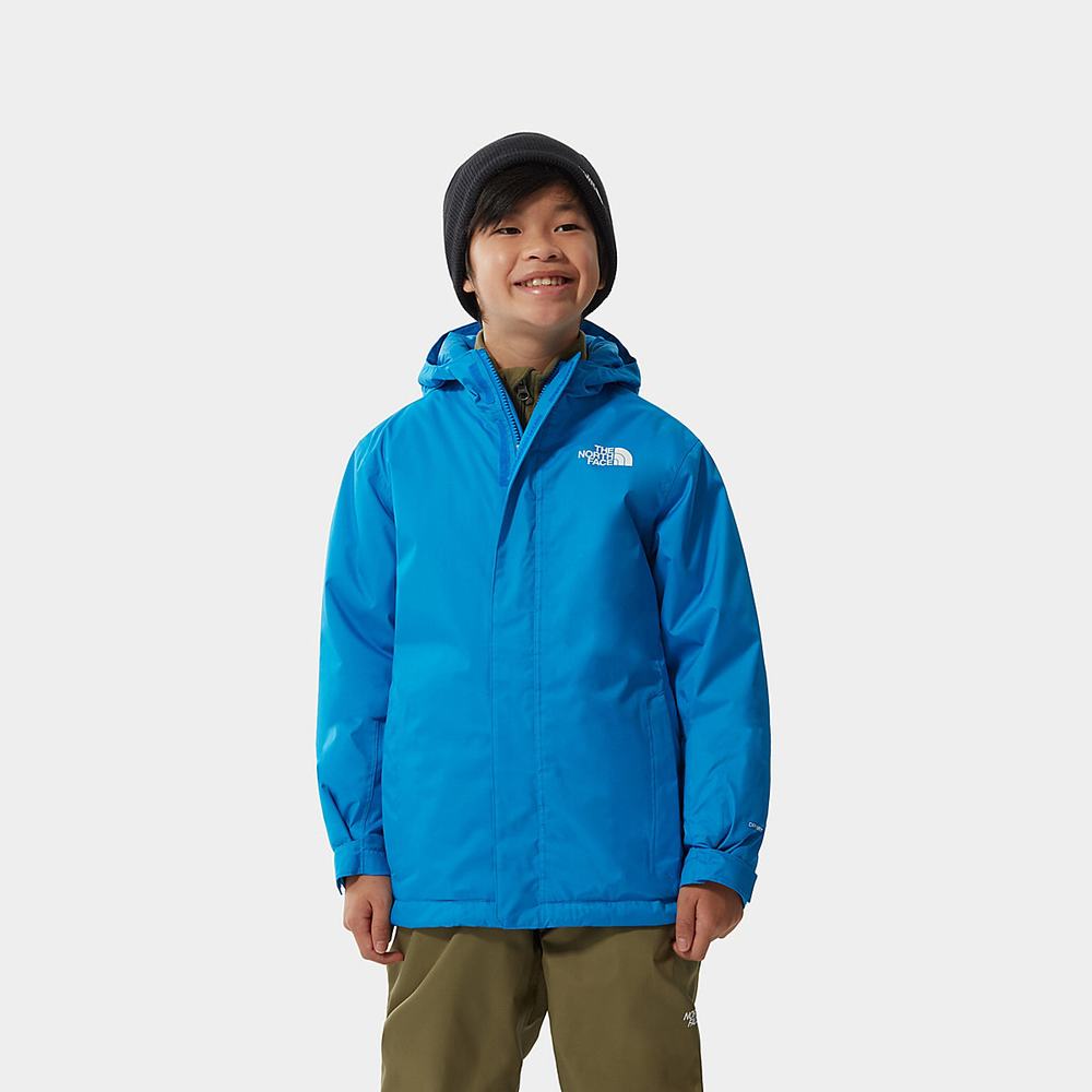 Nepremokavé Bundy The North Face Snow Quest Zip-In Chlapcenske Modre | EIW-632948