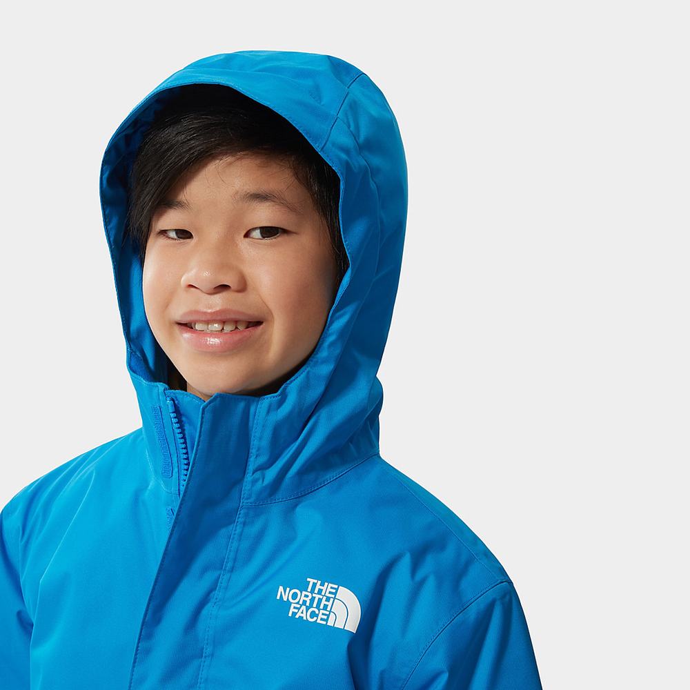 Nepremokavé Bundy The North Face Snow Quest Zip-In Chlapcenske Modre | EIW-632948