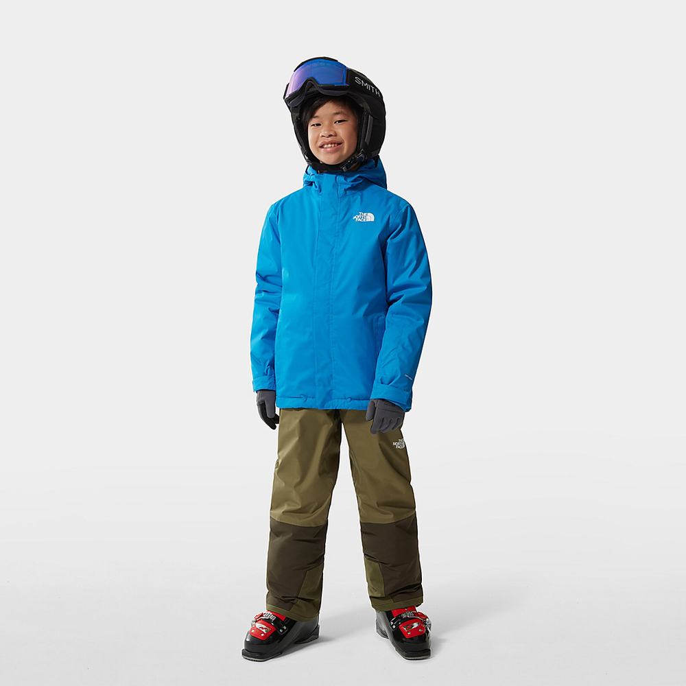 Nepremokavé Bundy The North Face Snow Quest Zip-In Dievcenske Modre | SVE-126509