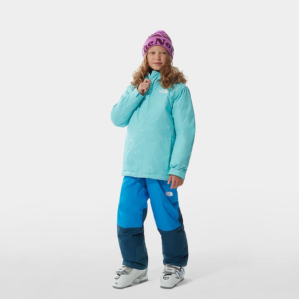 Nepremokavé Bundy The North Face Snow Quest Zip-In Dievcenske Modre | XSA-145963