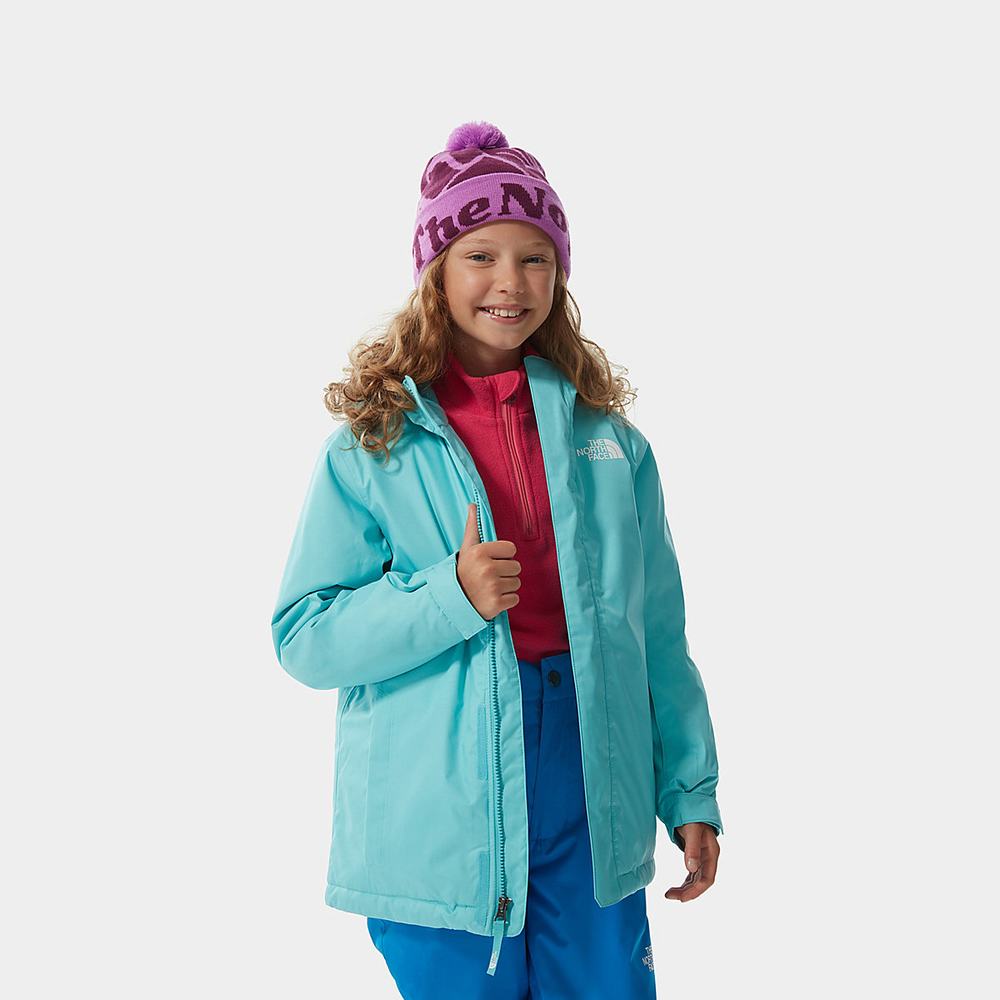 Nepremokavé Bundy The North Face Snow Quest Zip-In Dievcenske Modre | XSA-145963