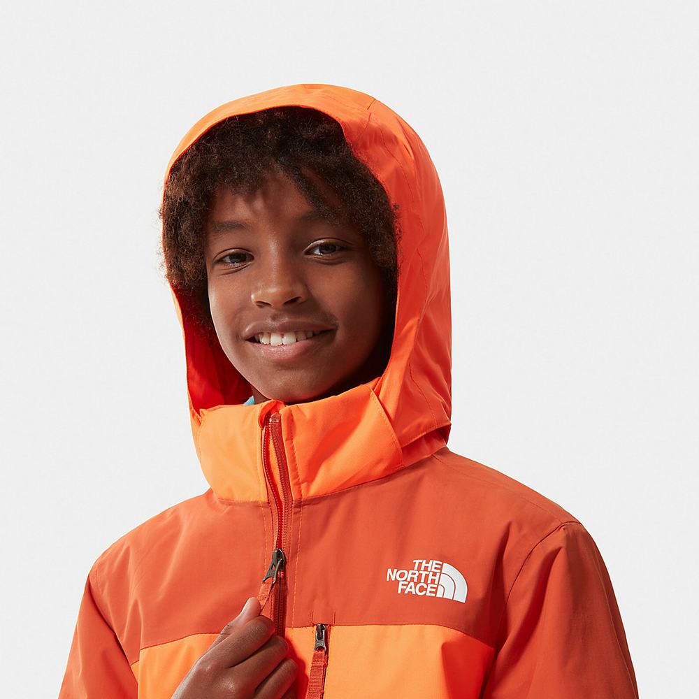 Nepremokavé Bundy The North Face Snowquest Plus Insulated Dievcenske Oranžové | LXP-649758