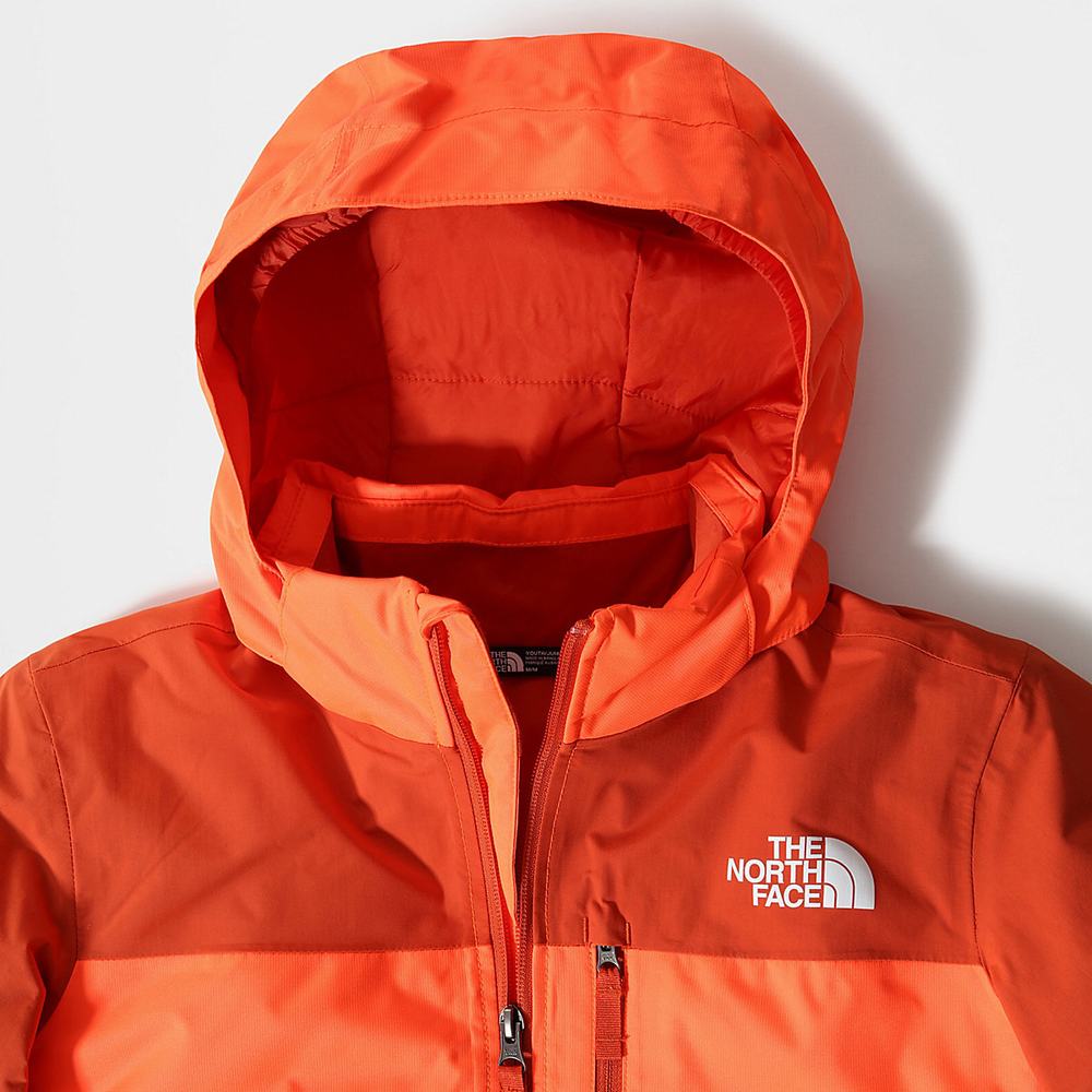 Nepremokavé Bundy The North Face Snowquest Plus Insulated Dievcenske Oranžové | LXP-649758
