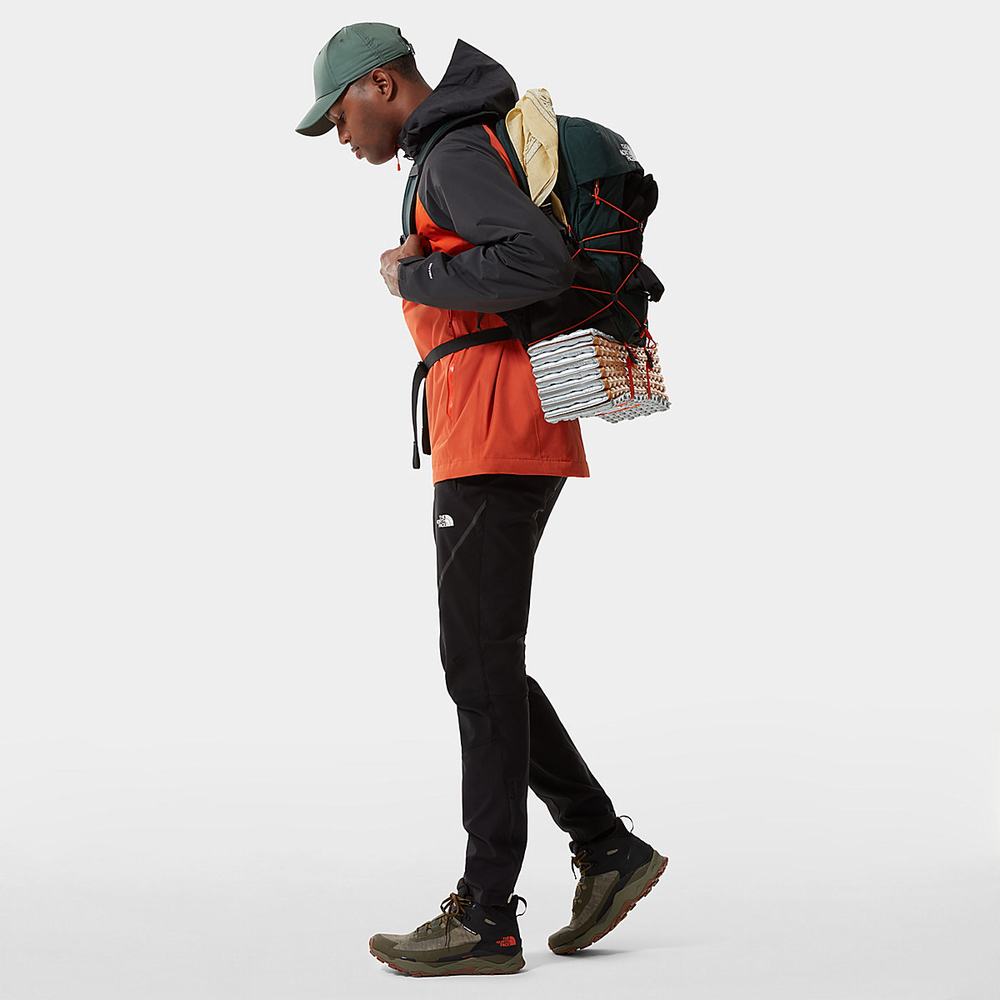 Nepremokavé Bundy The North Face Stratos S Kapucňou Panske Červené Oranžové Siva | GKO-546902