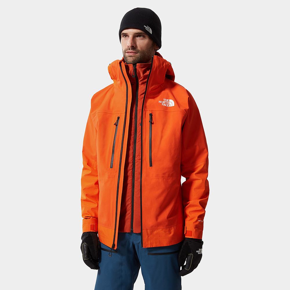 Nepremokavé Bundy The North Face Summit L5 FUTURELIGHT™ Panske Červené Oranžové | EHL-895470