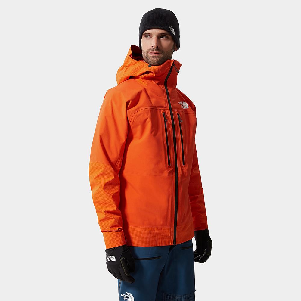 Nepremokavé Bundy The North Face Summit L5 FUTURELIGHT™ Panske Červené Oranžové | EHL-895470