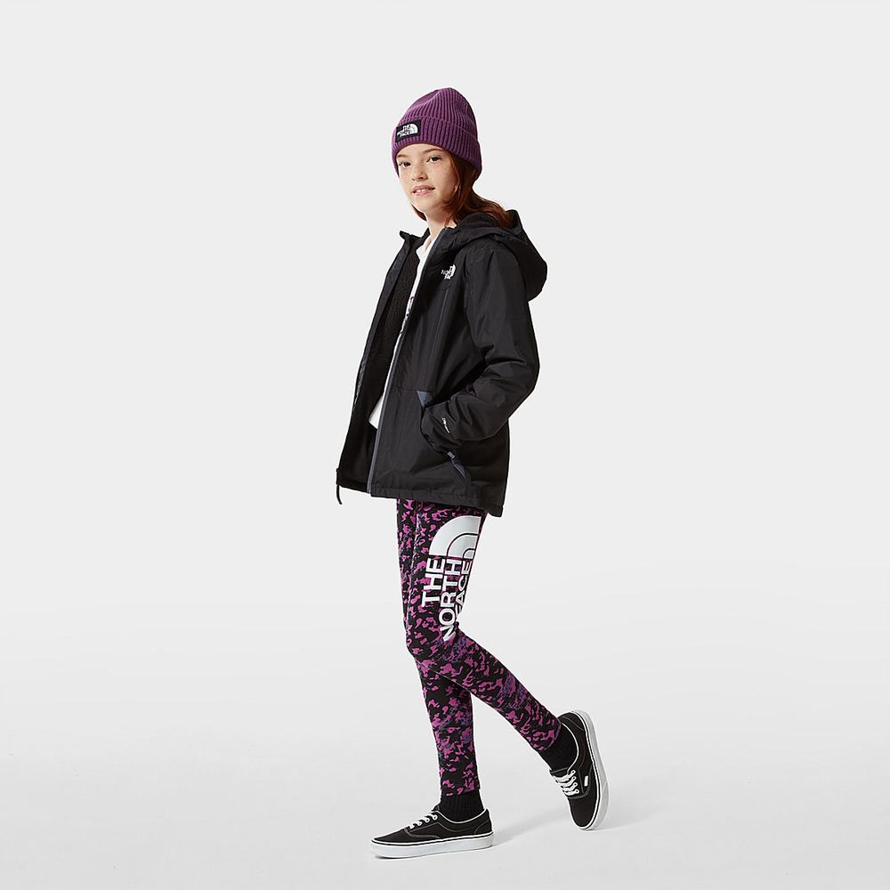 Nepremokavé Bundy The North Face Warm Storm Rain Dievcenske Čierne | NJC-386719