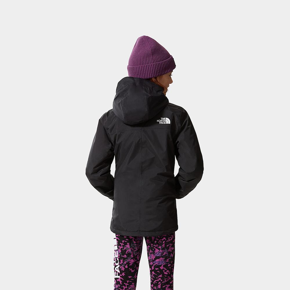 Nepremokavé Bundy The North Face Warm Storm Rain Dievcenske Čierne | NJC-386719