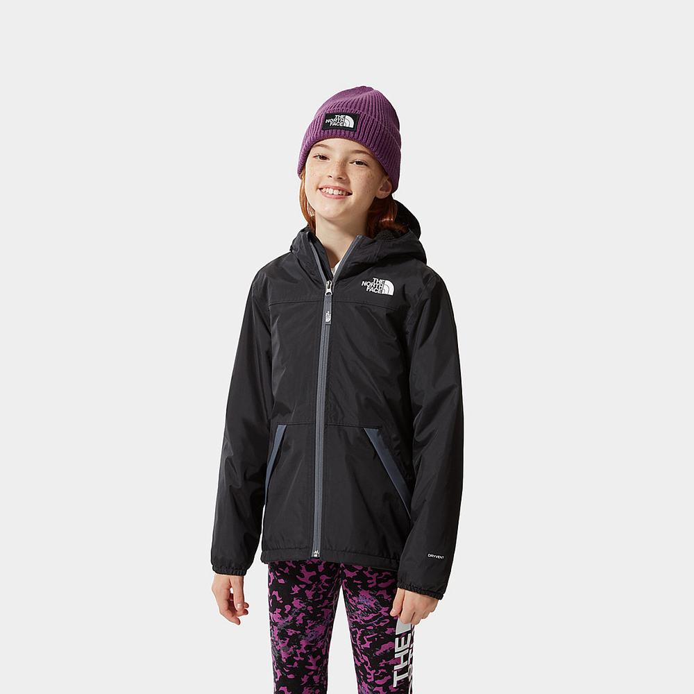 Nepremokavé Bundy The North Face Warm Storm Rain Dievcenske Čierne | NJC-386719