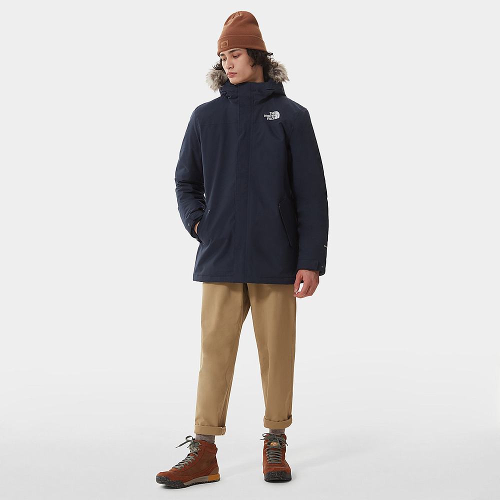 Nepremokavé Bundy The North Face Zaneck Panske Námornícka Modrá | KDL-724069