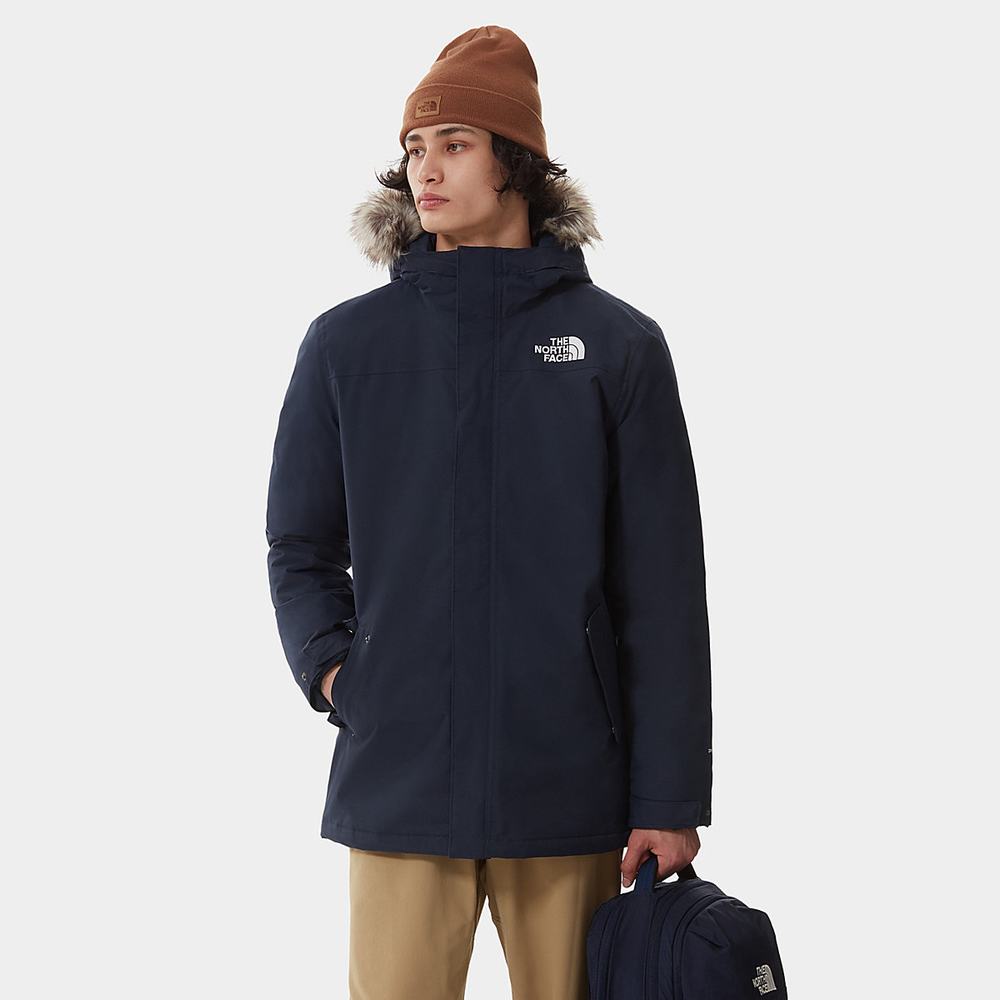 Nepremokavé Bundy The North Face Zaneck Panske Námornícka Modrá | KDL-724069