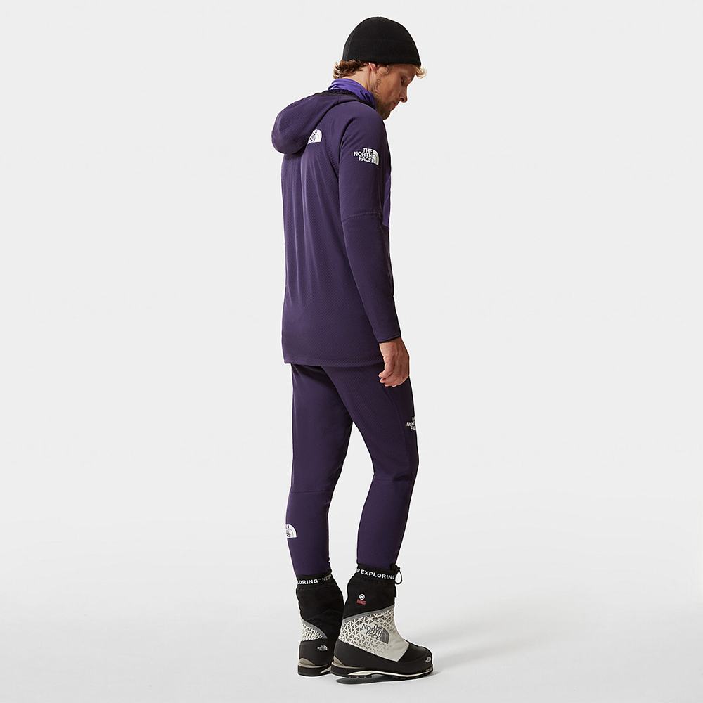 Nohavice The North Face AMK L2 FUTUREFLEECE Panske Čierne Ruzove Nachový | PDJ-435198