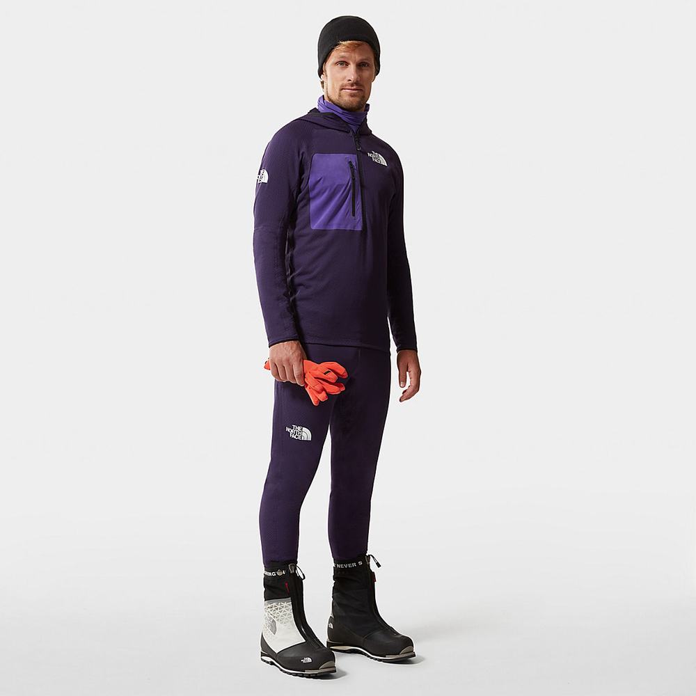Nohavice The North Face AMK L2 FUTUREFLEECE Panske Čierne Ruzove Nachový | PDJ-435198