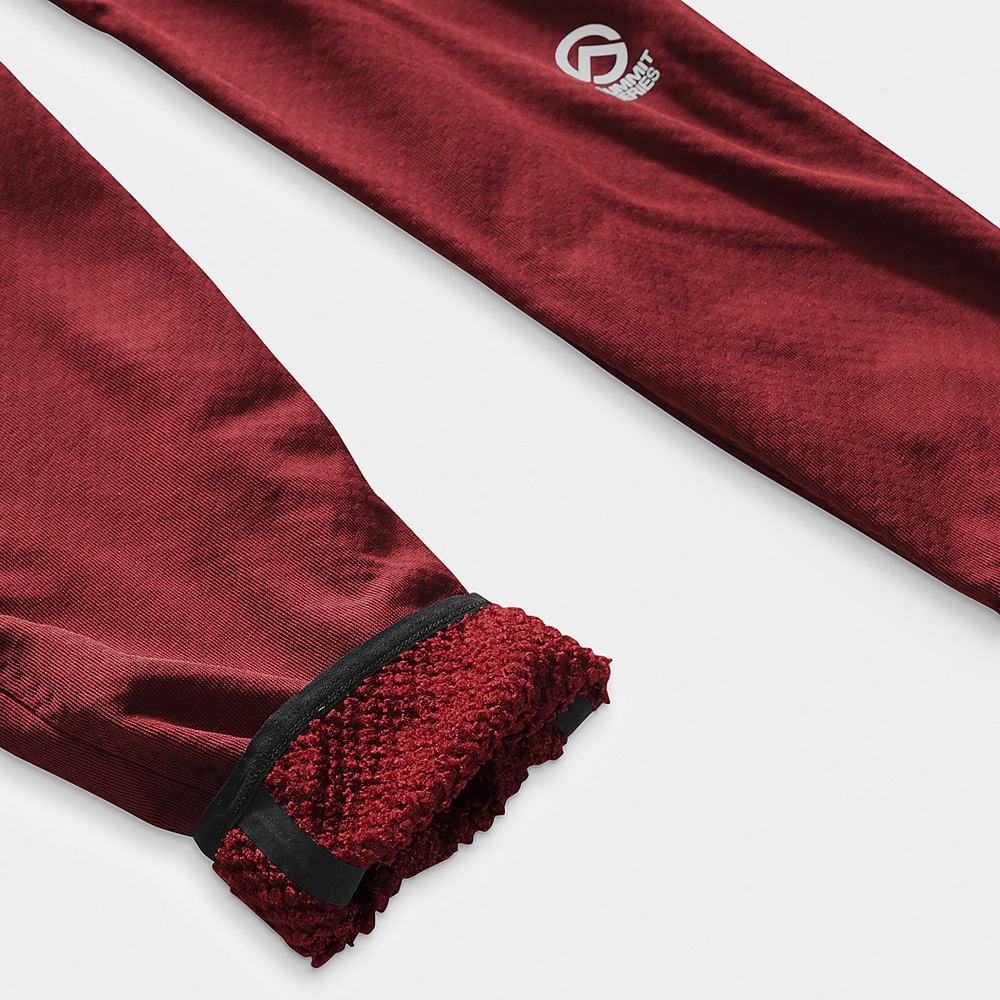 Nohavice The North Face AMK L2 FUTUREFLEECE Panske Červené | VMQ-364790
