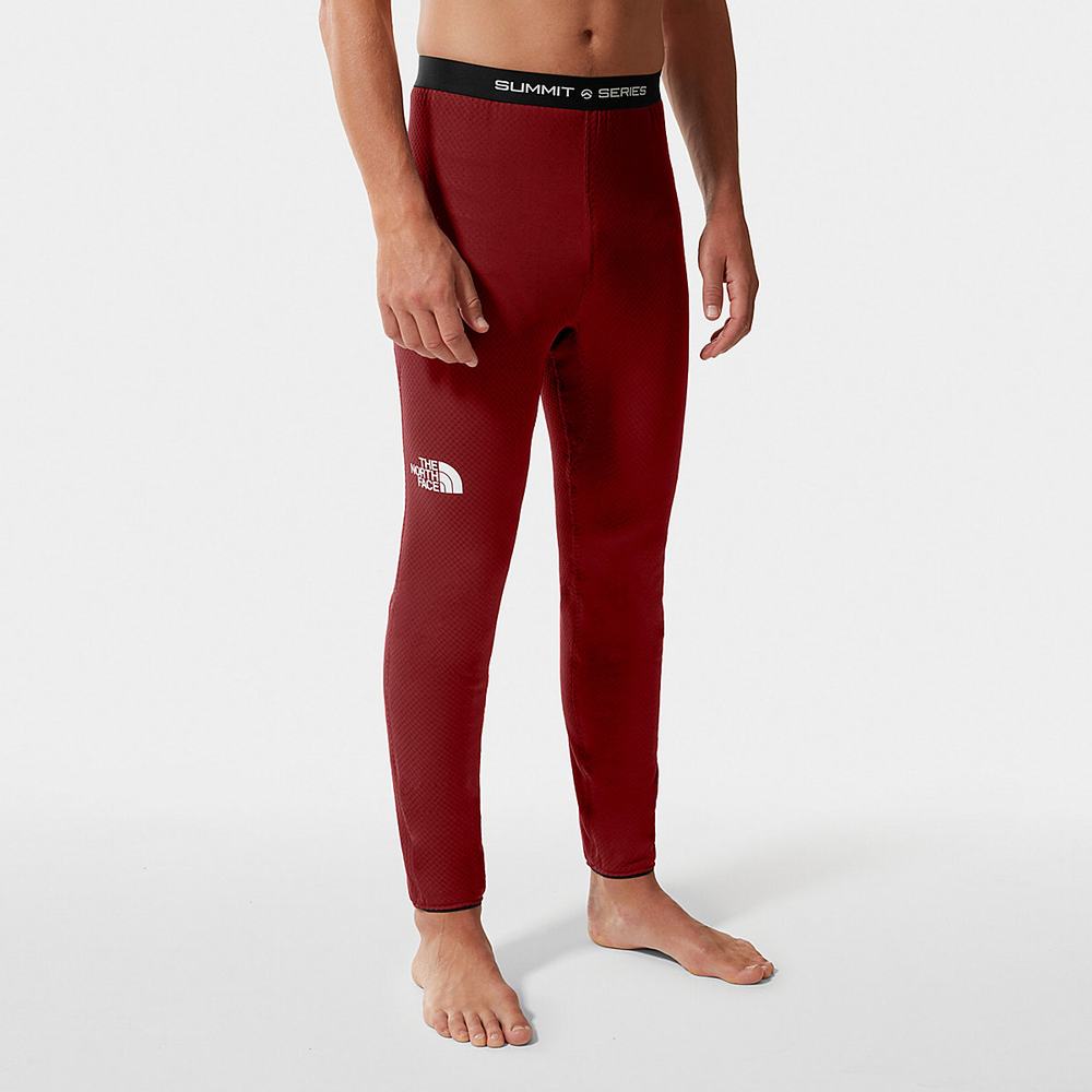 Nohavice The North Face AMK L2 FUTUREFLEECE Panske Červené | VMQ-364790