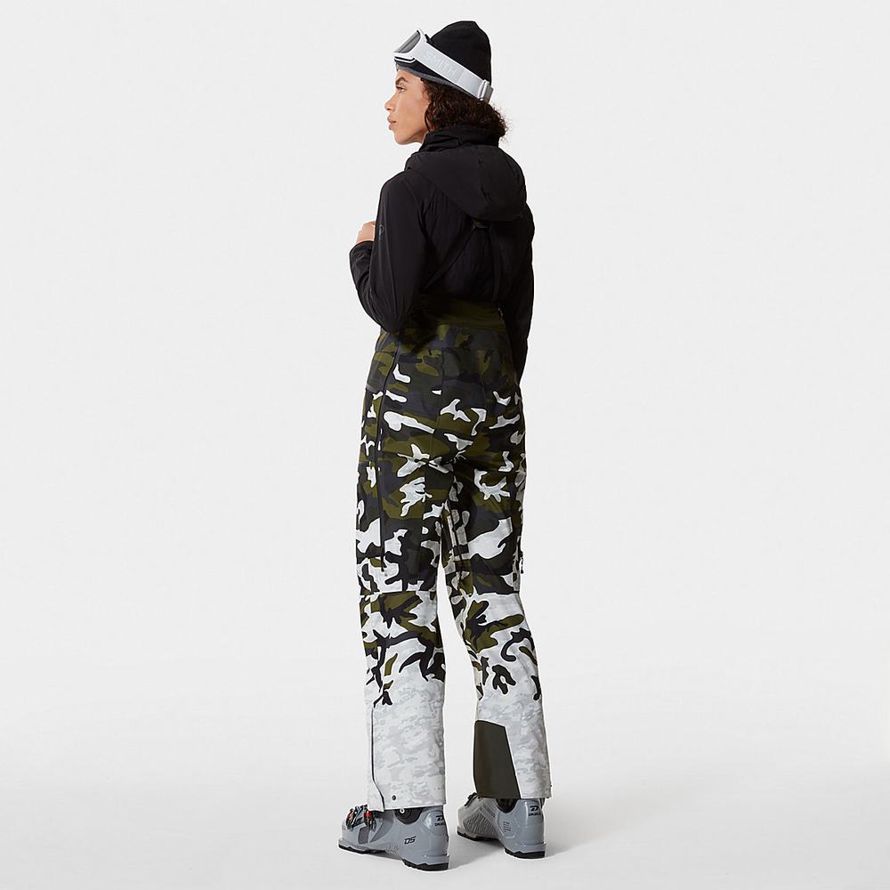 Nohavice The North Face A-CAD FUTURELIGHT™ Bib Damske Biele Viacfarebný Maskacove | QEY-549320