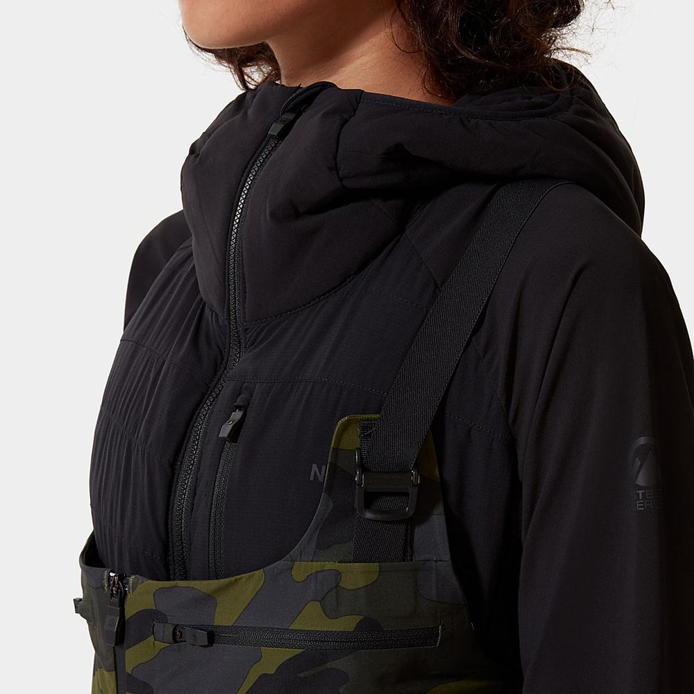 Nohavice The North Face A-CAD FUTURELIGHT™ Bib Damske Biele Viacfarebný Maskacove | QEY-549320