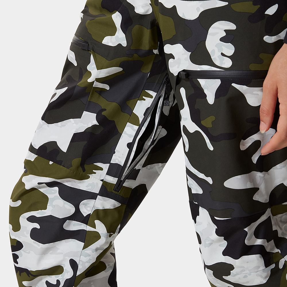 Nohavice The North Face A-CAD FUTURELIGHT™ Bib Damske Biele Viacfarebný Maskacove | QEY-549320