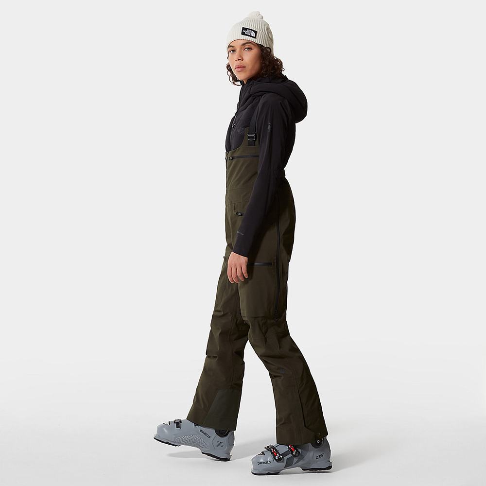 Nohavice The North Face A-CAD FUTURELIGHT™ Bib Damske Zelene | RSA-852679