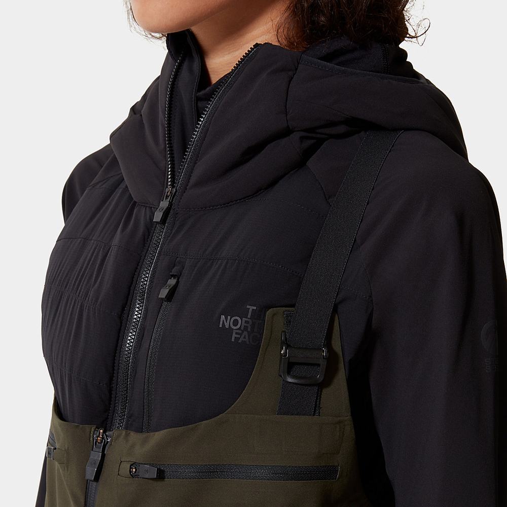 Nohavice The North Face A-CAD FUTURELIGHT™ Bib Damske Zelene | RSA-852679