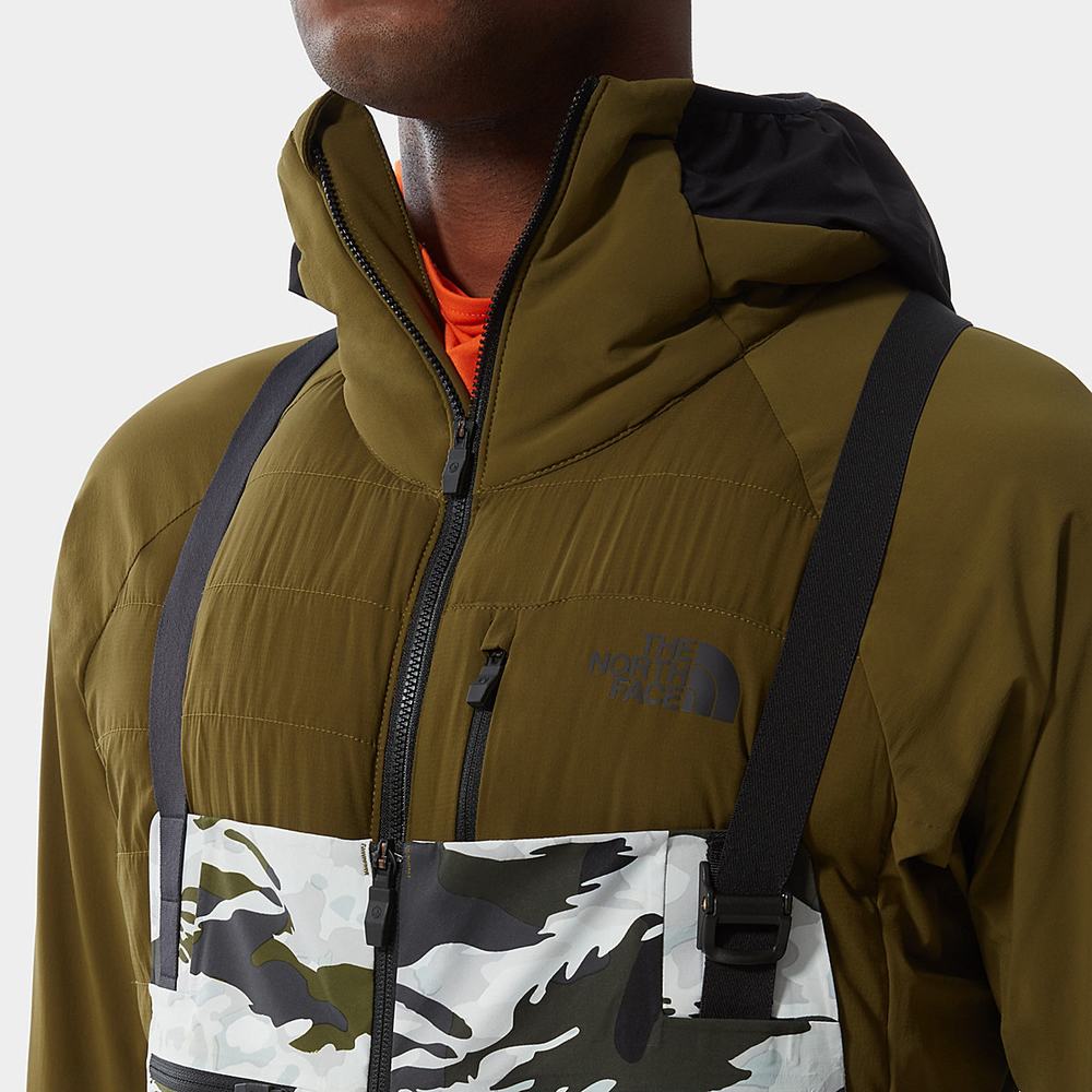 Nohavice The North Face A-CAD FUTURELIGHT™ Bib Panske Zelene Maskacove | RZE-479132