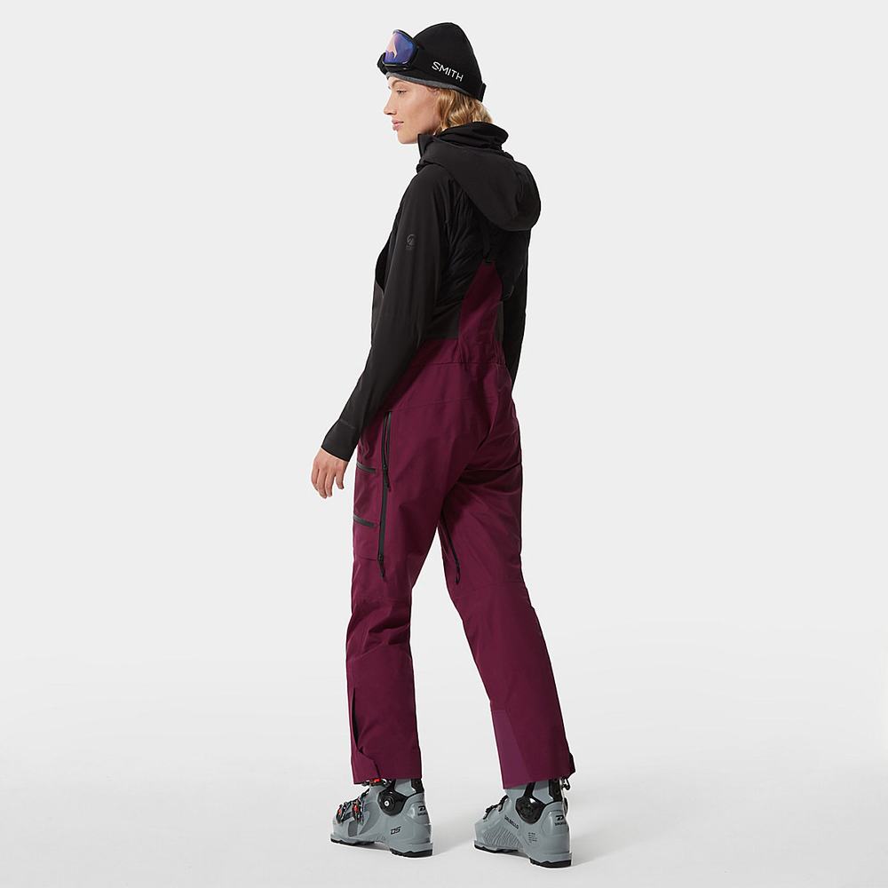 Nohavice The North Face BRIGANDINE FUTURELIGHT™ BIB Damske Nachový Čierne | FIQ-175308