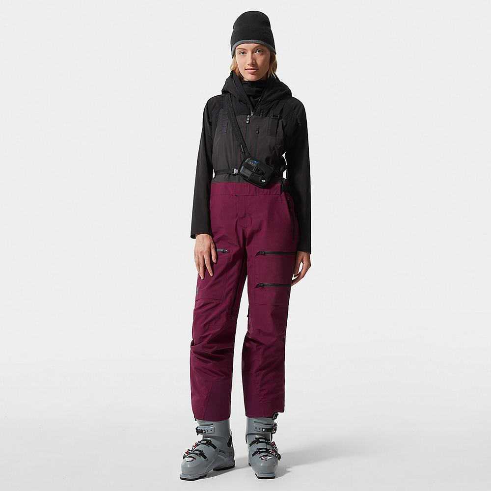 Nohavice The North Face BRIGANDINE FUTURELIGHT™ BIB Damske Nachový Čierne | FIQ-175308