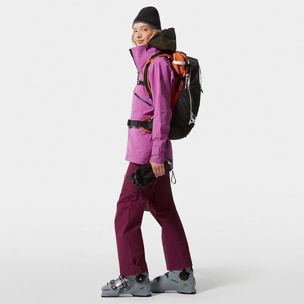Nohavice The North Face BRIGANDINE FUTURELIGHT™ BIB Damske Nachový Čierne | FIQ-175308