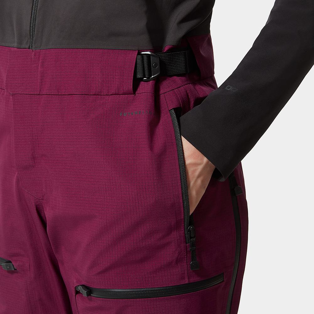 Nohavice The North Face BRIGANDINE FUTURELIGHT™ BIB Damske Nachový Čierne | FIQ-175308